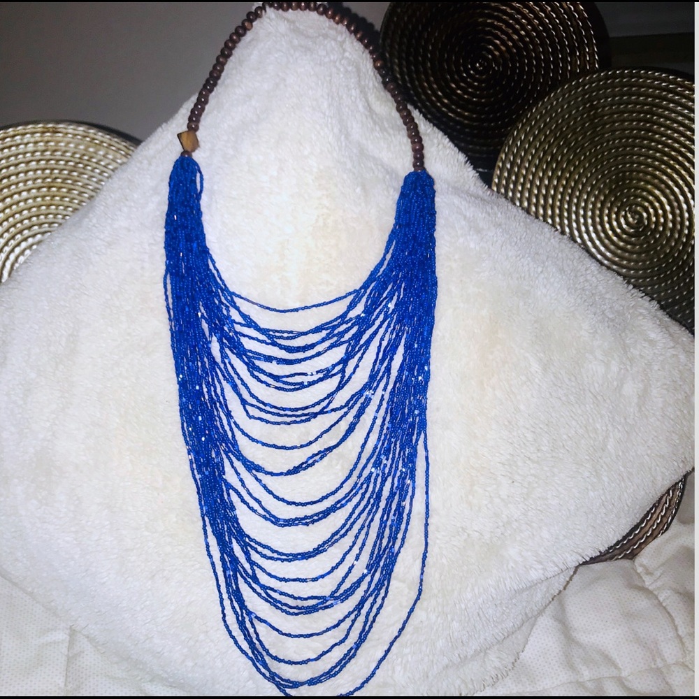 Colombian necklace (blue)